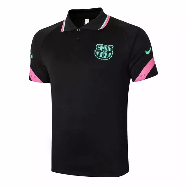 Polo Barcelona 2020/21 Negro Verde Rosa